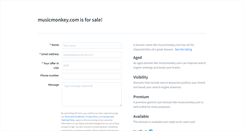 Desktop Screenshot of musicmonkey.com