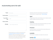 Tablet Screenshot of musicmonkey.com